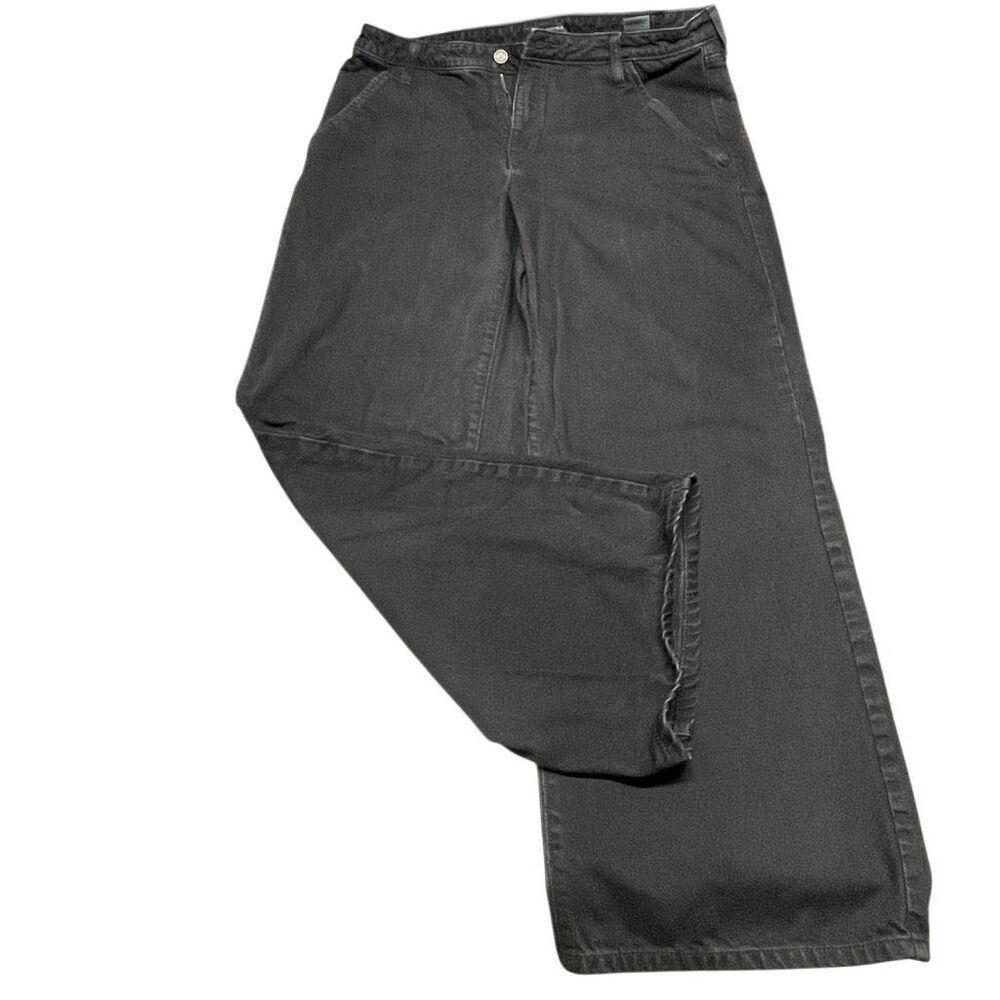Banana Republic Black Denim High Rise Trousers - Tall N0555